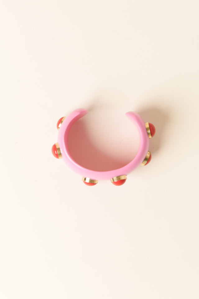 Henry Pink Studded Bangle image 2
