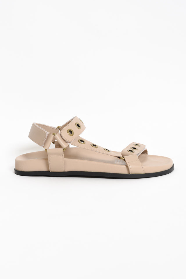 Herished Stone Leather Velcro Sandal image 5