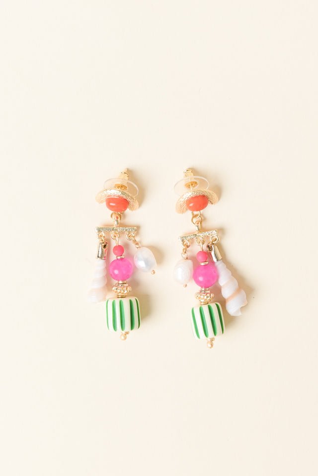Holland Gold Charm Earrings image 1