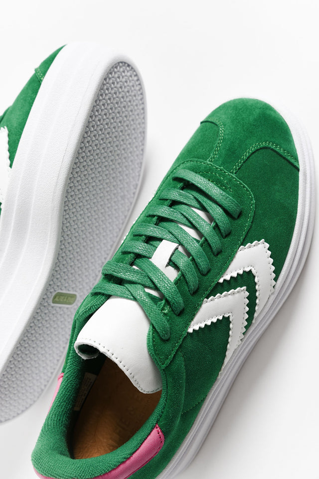 Iggy Green Suede Sneaker image 3