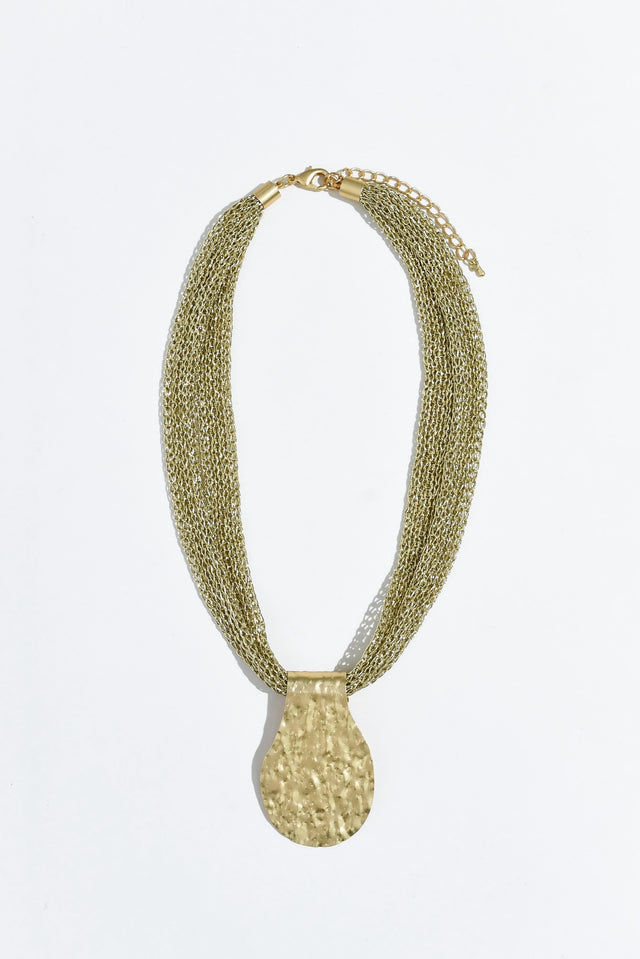Iliana Gold Chain Pendant Necklace