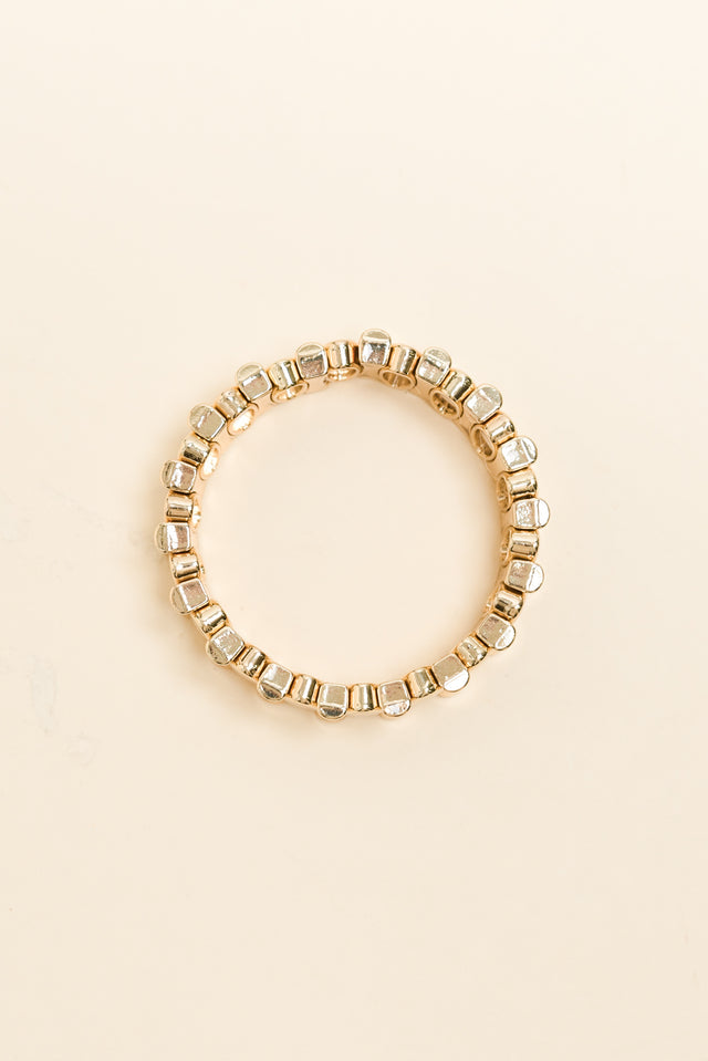 Imelda Gold Beaded Bracelet