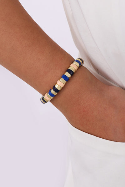 Isabelli Blue Beaded Bracelet