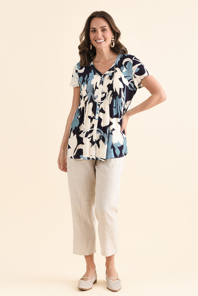 Oman Natural Linen Drawstring Pants image 6