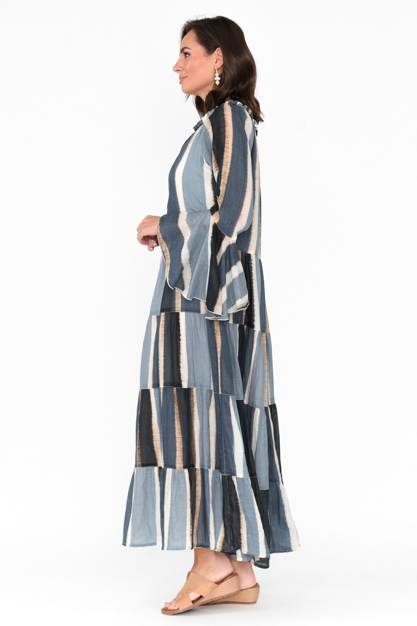 Coast cass stripe maxi dress online