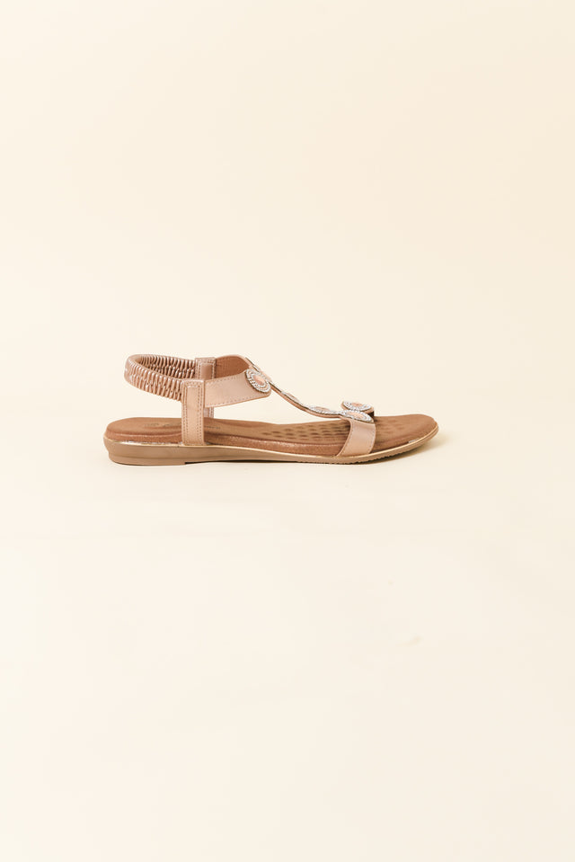 Jade Champagne Diamante Sandal image 1