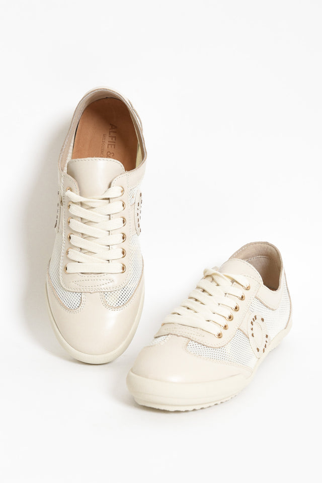 Jamie Cream Mesh Sneaker image 1