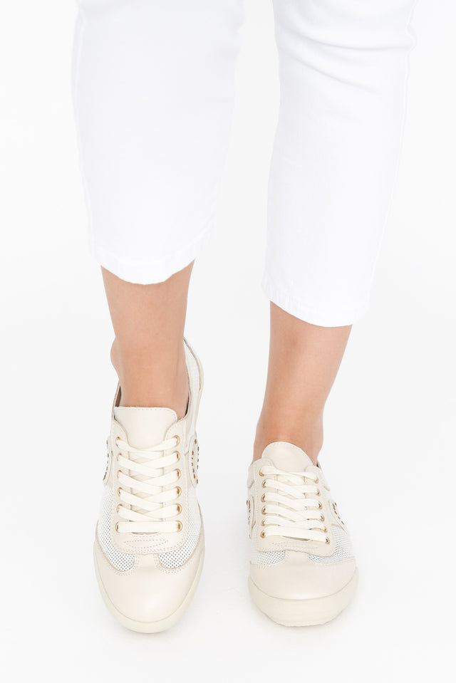 Jamie Cream Mesh Sneaker image 5