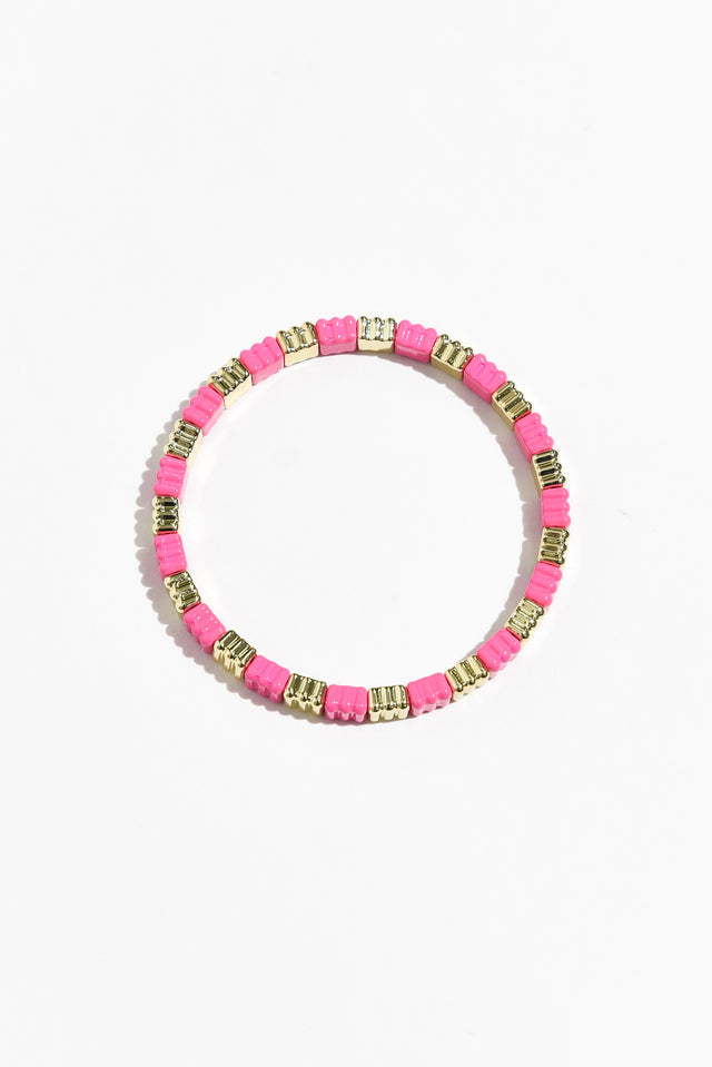 Java Pink Beaded Bracelet image 2