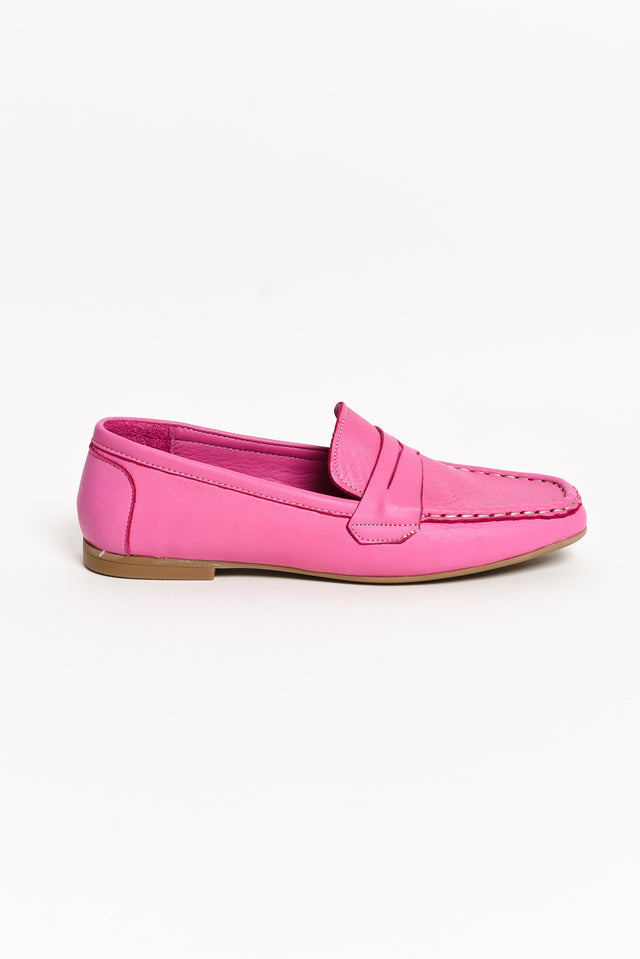 Jaxon Pink Leather Loafer image 2