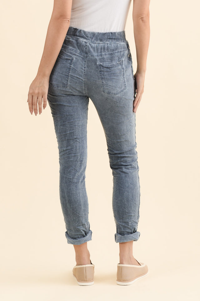 Jaya Blue Drawstring Pants image 5