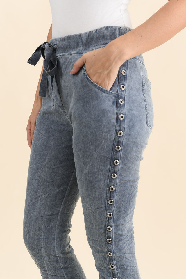 Jaya Blue Drawstring Pants image 6