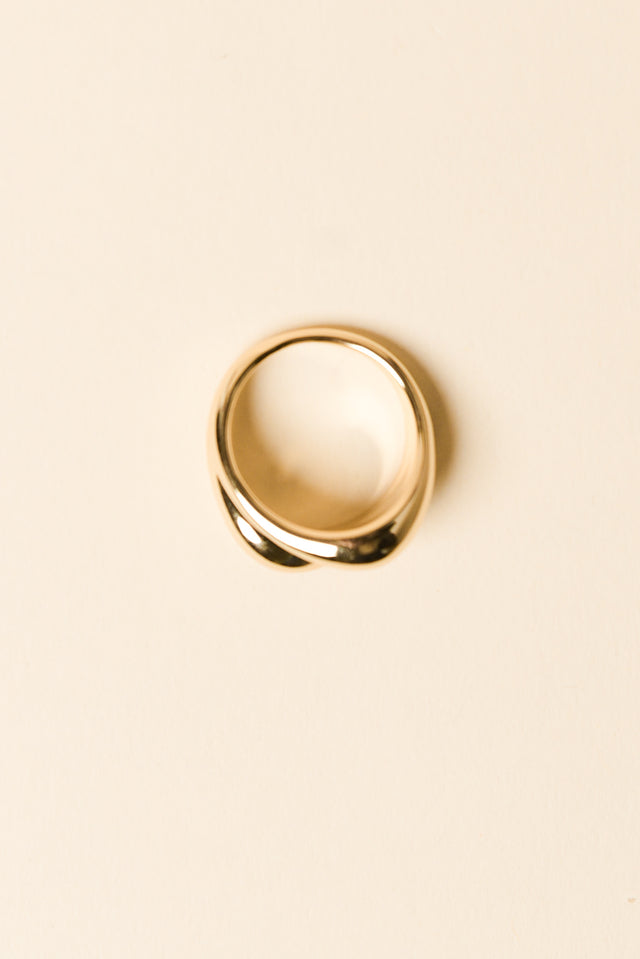 Jem Gold Double Band Ring image 3