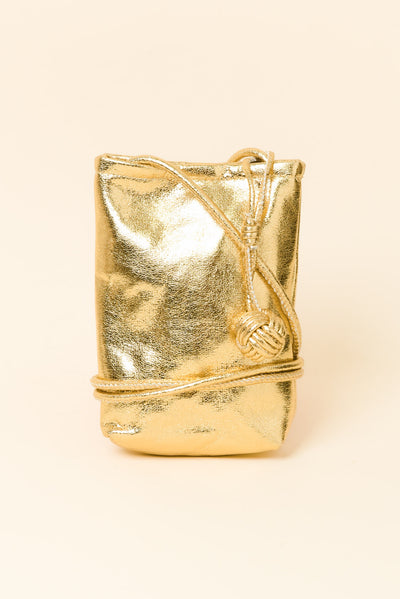Jimmy Gold Crossbody Bag