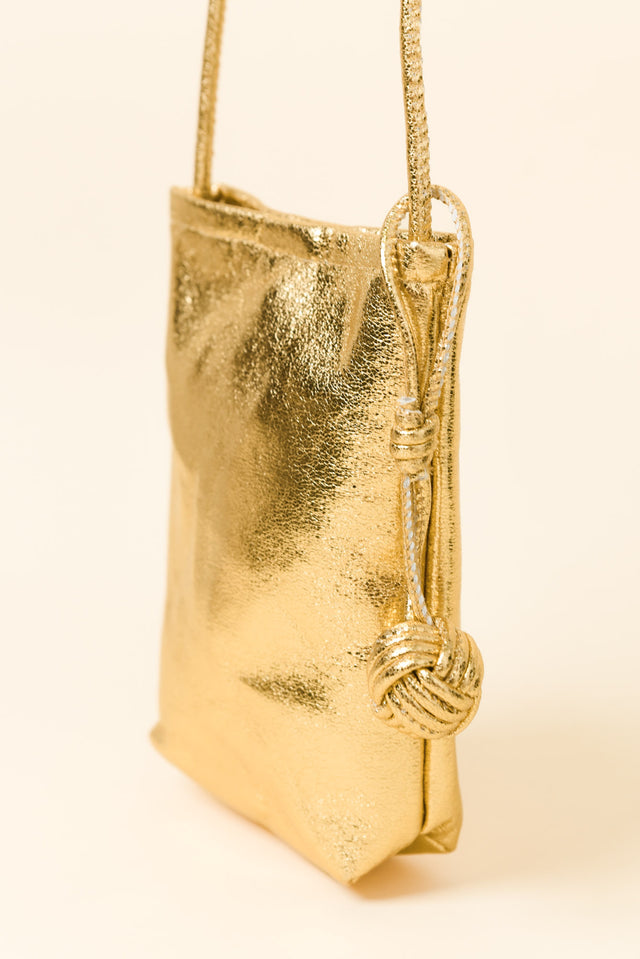 Jimmy Gold Crossbody Bag
