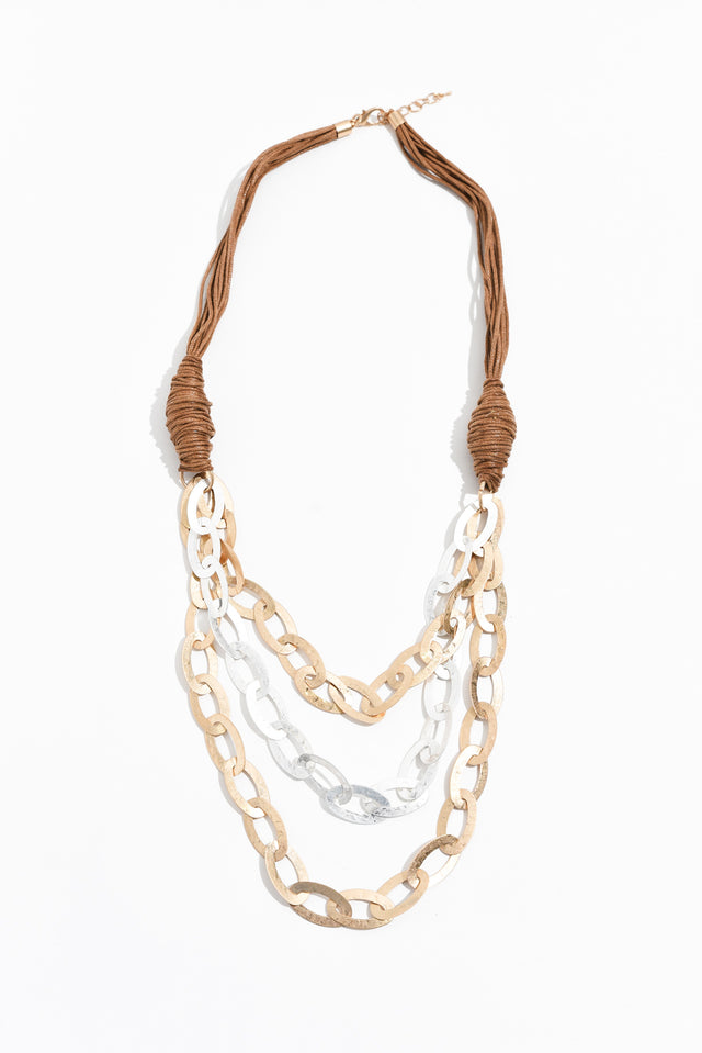 Jireh Gold Linked Necklace image 1