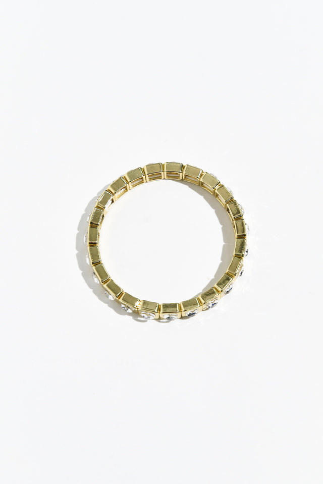 Jubilee Gold Heart Beaded Bracelet image 2