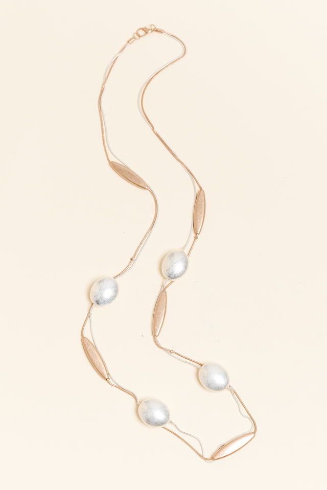 Kailani Metallic Bead Necklace