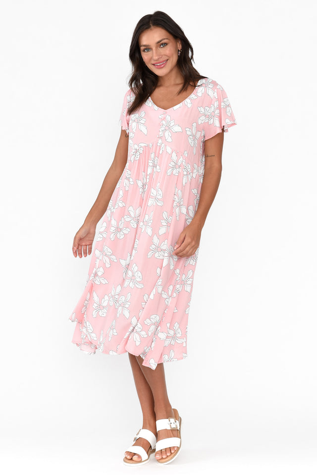 Kalena Pink Meadow Dress