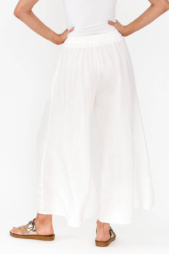 Kaleo White Cropped Pocket Pants image 5