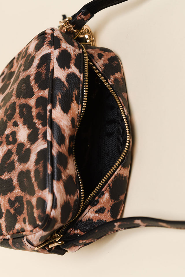 Katie Brown Leopard Crossbody Bag image 3