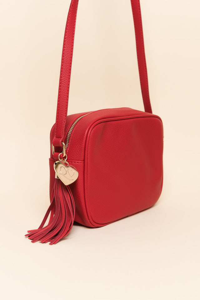 Katie Red Crossbody Bag