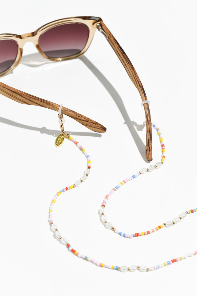 Keyla Multi Beaded Glasses Chain