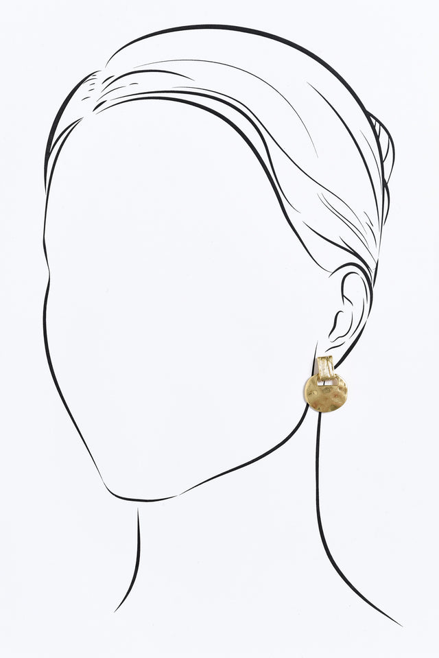 Kherson Gold Drop Earrings image 2