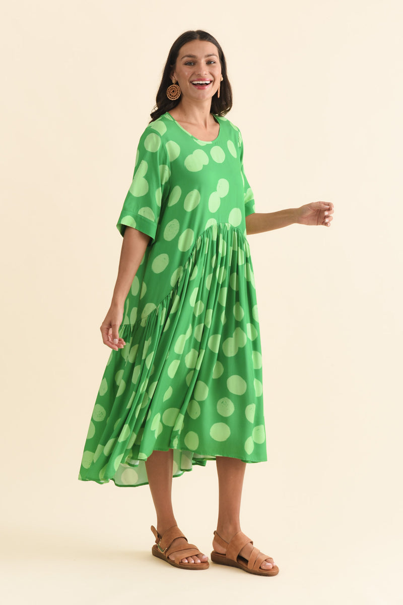Kiana Black Peak Dress