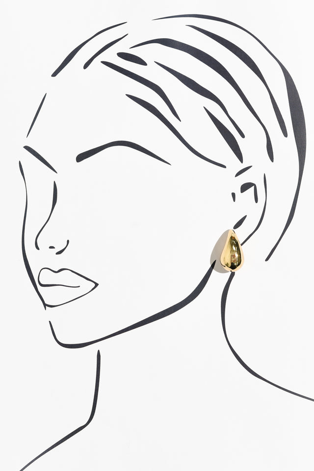 Lainey Gold Drop Earrings