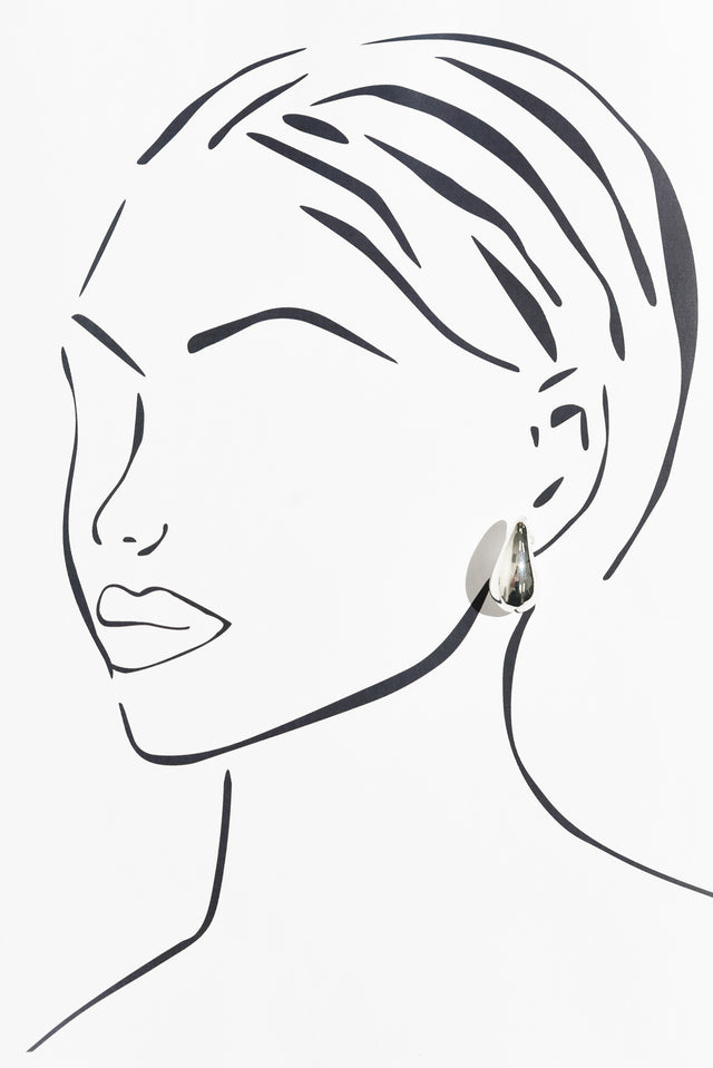 Lainey Silver Drop Earrings