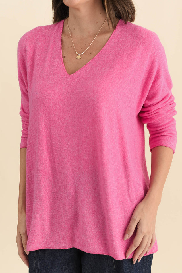 Lakin Pink Knit Jumper image 6