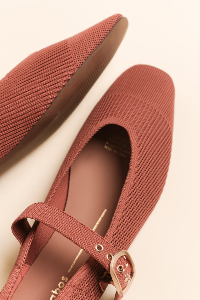 Lando Coral Buckle Ballet Flat image 4