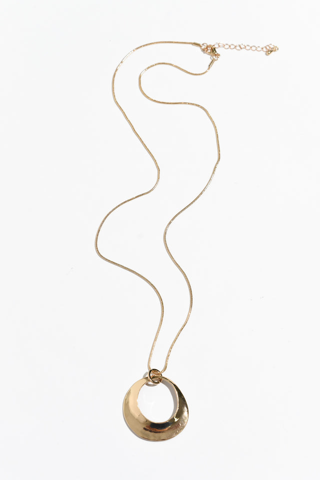 Laria Gold Pendant Necklace