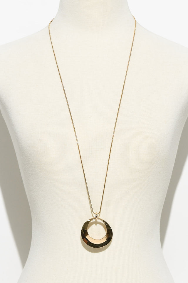 Laria Gold Pendant Necklace