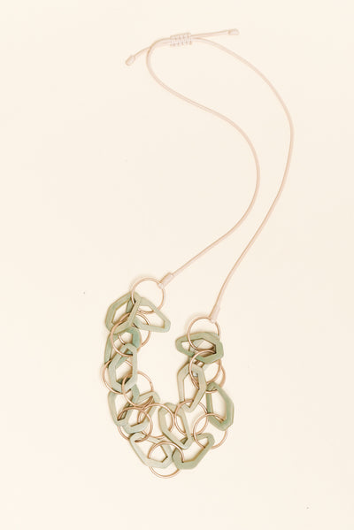 Leanne Green Wooden Layered Necklace