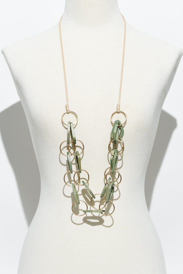 Leanne Green Wooden Layered Necklace