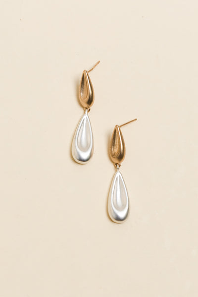 Lenah Gold Teardrop Earrings