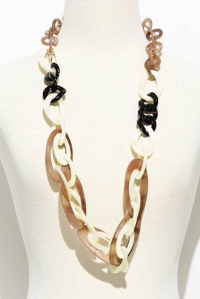 Lenne Cream Chain Necklace - Blue Bungalow AU