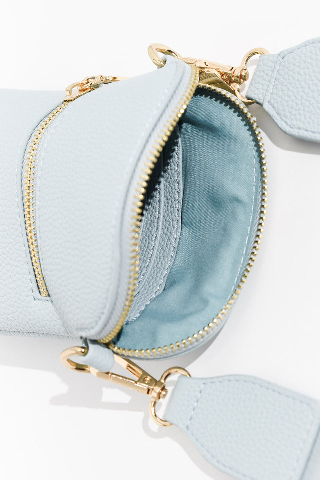 Leola Light Blue Walker Crossbody Bag