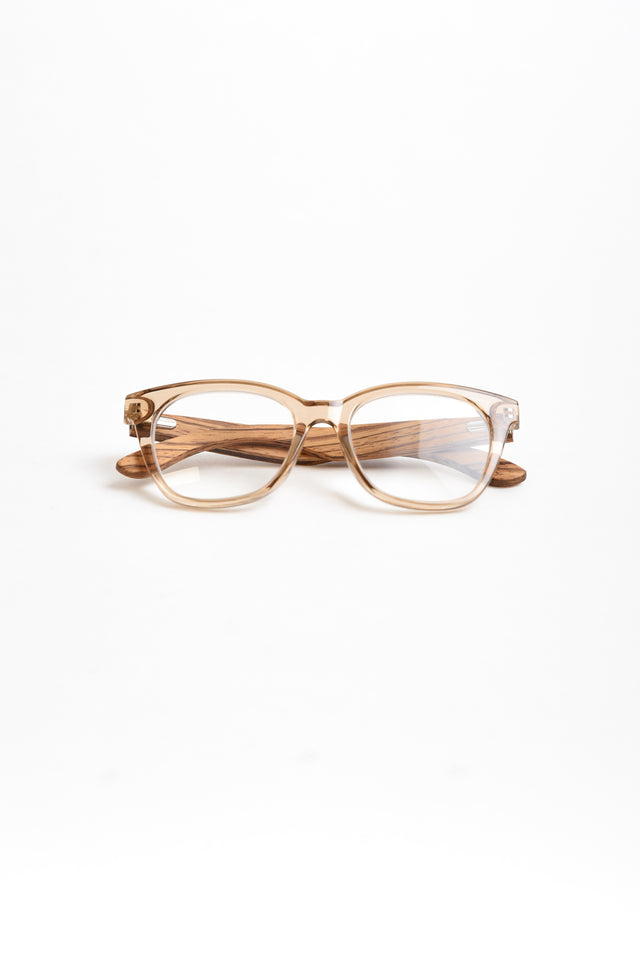 Lila Champagne Wooden Reading Glasses image 2