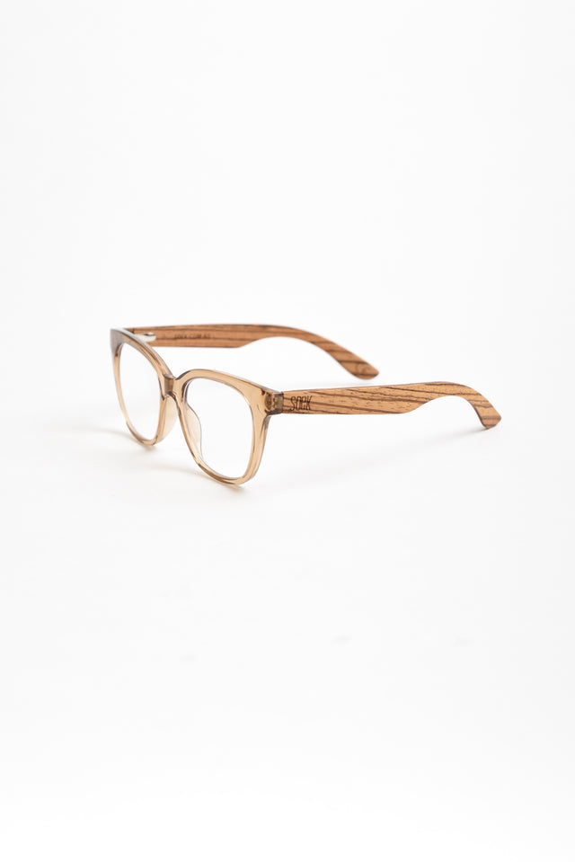 Lila Champagne Wooden Reading Glasses
