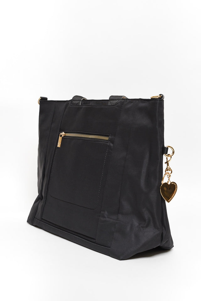 Lily Black Travel Tote Bag