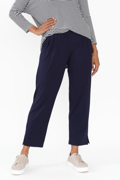 Lopez Navy Pocket Pants - Petite - Blue Bungalow AU
