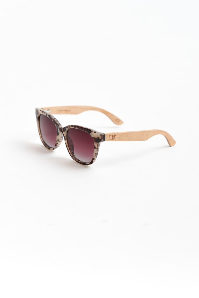 Lydia Tortoiseshell Wooden Sunglasses