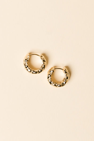Macy Gold Huggie Earrings
