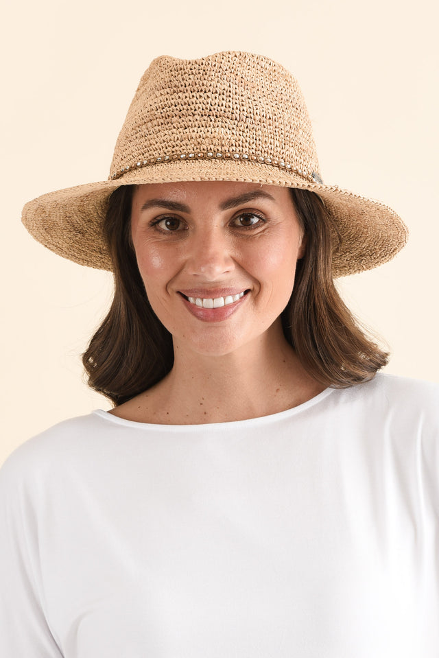 Magdalena Natural Raffia Safari Hat image 5