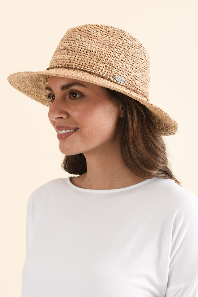 Magdalena Natural Raffia Safari Hat