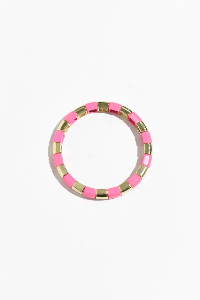 Maisey Pink Beaded Bracelet