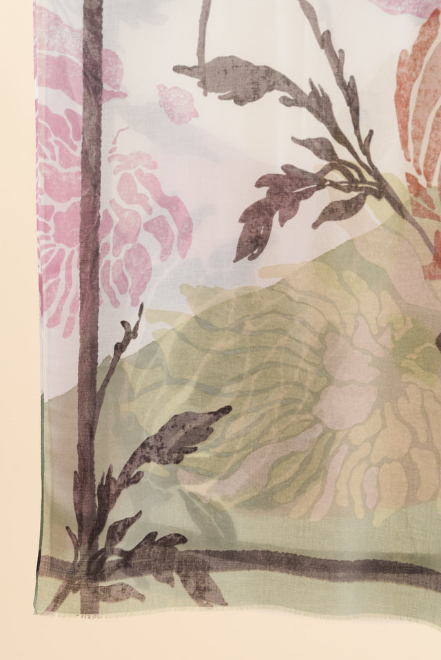 Maleny Cream Garden Scarf image 3